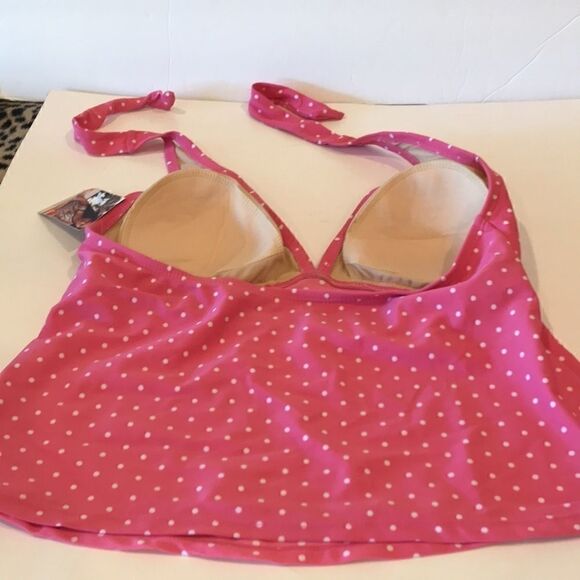 Pink Polka Dot Bikini Merona NWT SZ M - Picture 6 of 8